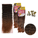 Kit Cabelo Gypsy Braid Trança Cacheado