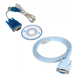 Kit Cabo Console Db9 X Rj45 + Cabo Serial X Db9 Rs232 Usb