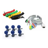 Kit Cabo De Ecg Bionet Teb + Cardio Clip E Pera Precordial