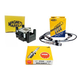Kit Cabo De Vela + Bobina + Jogo De Vela Fox 1.0 1.6 