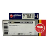 Kit Cabo E Jogo Vela Ignição Ngk Iridium Opala 4 Cilindros Alcool Scg63