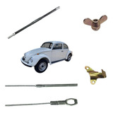 Kit Cabo + Flexivel + Suporte + Porca Embreagem Fusca