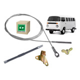 Kit Cabo + Flexivel + Suporte + Porca Embreagem Kombi
