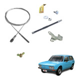 Kit Cabo + Flexivel + Suporte + Porca Embreagem Vw Brasilia