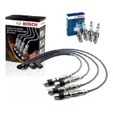 Kit Cabos E Velas Vw Voyage G5 1.0 8v 1.6 8v Ea111 Bosch