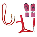 Kit Cabresto De Boi+jg De Caneleira+rédea De Lã
