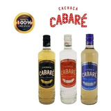 Kit Cachaça Cabaré 700ml Pega Fogo 100% Original Engenho