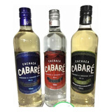 Kit Cachaças Cabaré - 700ml (ouro - Prata - Amburana)