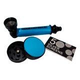 Kit Cachimbo Pipe De Metal E Dichvador Metal + Telinha