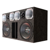 Kit Caixa Automotiva 1700w Rms Hd 3000w Rms + Ts400x4 
