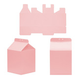Kit Caixa Papel Color Plus Milk, Pirâmide, Bala -30 Itens