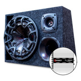 Kit Caixa Som Subwoofer Bravox 12