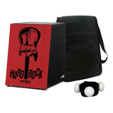 Kit Cajon Fsa Strike Eletroacústico +capa +brinde Leg Shaker