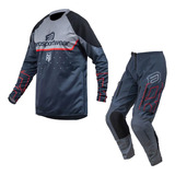 Kit Calça + Camisa Asw Ranger 2024 Chumbo Motocross Trilha