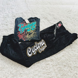 Kit Calça Cyclone Veludo + Camiseta Mod. 2