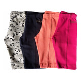 Kit Calça Legging Montaria Milon Frio Bebe Menina 3/6 Meses