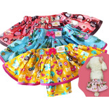 Kit Calcinha Pet C/ Saia Tecido Luxo Ajustável Cães Gatos