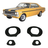 Kit Calço Acabamento Borracha Maçaneta Opala Caravan 68 A 84