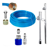 Kit Calibrador Pneus De Caminhão Carreta+20 Mts Mangueira