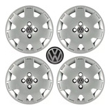 Kit Calota Aro 14 C/ Emblema + Tapete Gol G4/parati 2006