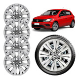 Kit Calota Aro 14 Gol Voyage Saveiro G6 G7 2017 2018 2019