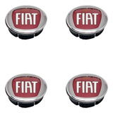 Kit Calotas Centro Roda Esportiva Mangels Fiat 58mm = 4 Pçs