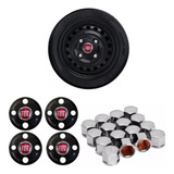 Kit Calotinha Central Fiat Strada + Capa Parafuso