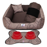 Kit Cama Caminha 6 Pçs Para Cachorro 60x60 - Ganhe Brinde