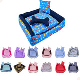 Kit Cama Caminha Pet Para Cachorro Lavável - Tamanho Gg