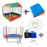 Kit Cama Elástica E Piscina De Bolinhas P/locadores + Brinde
