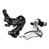 Kit Cambio 3x8v Shimano Tourney E Altus Dianteiro E Traseiro