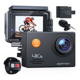 Kit Câmera 4k Wi-fi 32gb + Carregador + 02 Baterias + Microf