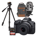 Kit Câmera Canon R100 Lente 18-45mm