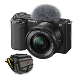 Kit Câmera Mirrorless Sony Zve10 +