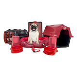 Kit Caminha Cachorro Completo Luxo Medio