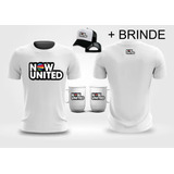 Kit Camisa Bone E Copo Now United+brinde