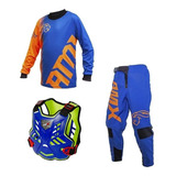 Kit Camisa Calça Infantil Classic Extreme Colete Amx Azul
