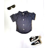 Kit Camisa Social Infantil + Tênis Vans + Óculos Escuros