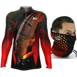 Kit Camiseta + Buff Peixe Tamba Pesca Proteção Solar Dryfit 