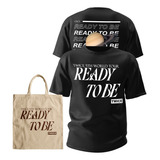 Kit Camiseta Twice E Bolsa Ecobag World Tour Ready To Be