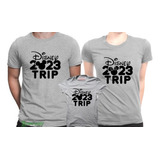 Kit Camiseta Viagem Disney Camisa Baby