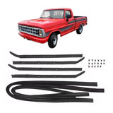 Kit Canaleta Pestana Borracha Vidro F100 F1000 F4000 72 A 92