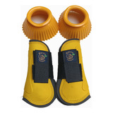 Kit Caneleira Pvc Vaquejada+ Par De Cloche Borracha