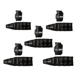 Kit Caneleiras Tornozeleiras Poliéster Pares 1, 2, 3, 4, 5kg