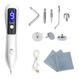 Kit Caneta Jato De Plasma + 8 Ponteiras + 100 Agulhas