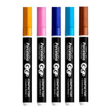 Kit Caneta Para Porcelana Creative Marker 5 Cores