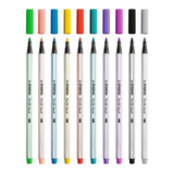 Kit Caneta Stabilo Pen 68 Brush
