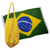Kit Canga Bandeira Do Brasil E