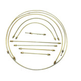 Kit Cano Freio Completo 7 Peças Fusca Freio Tambor 1200 1300