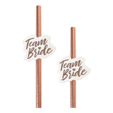 Kit Canudos De Festa Despedida De Solteira Chá Lingerie 10un Cor Coral